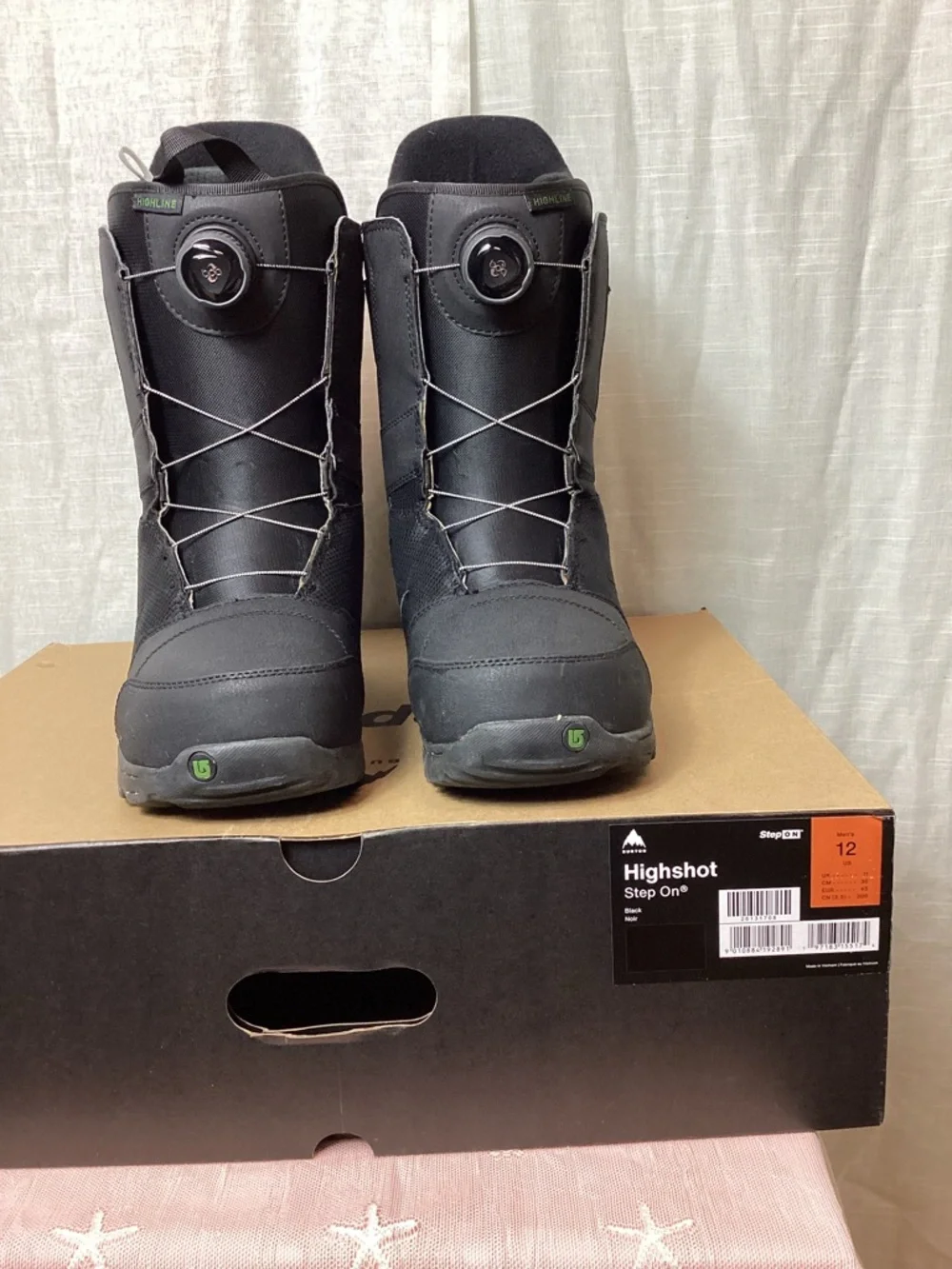 Burton Highline BOA Men’s snowboard Boots; Size: 12